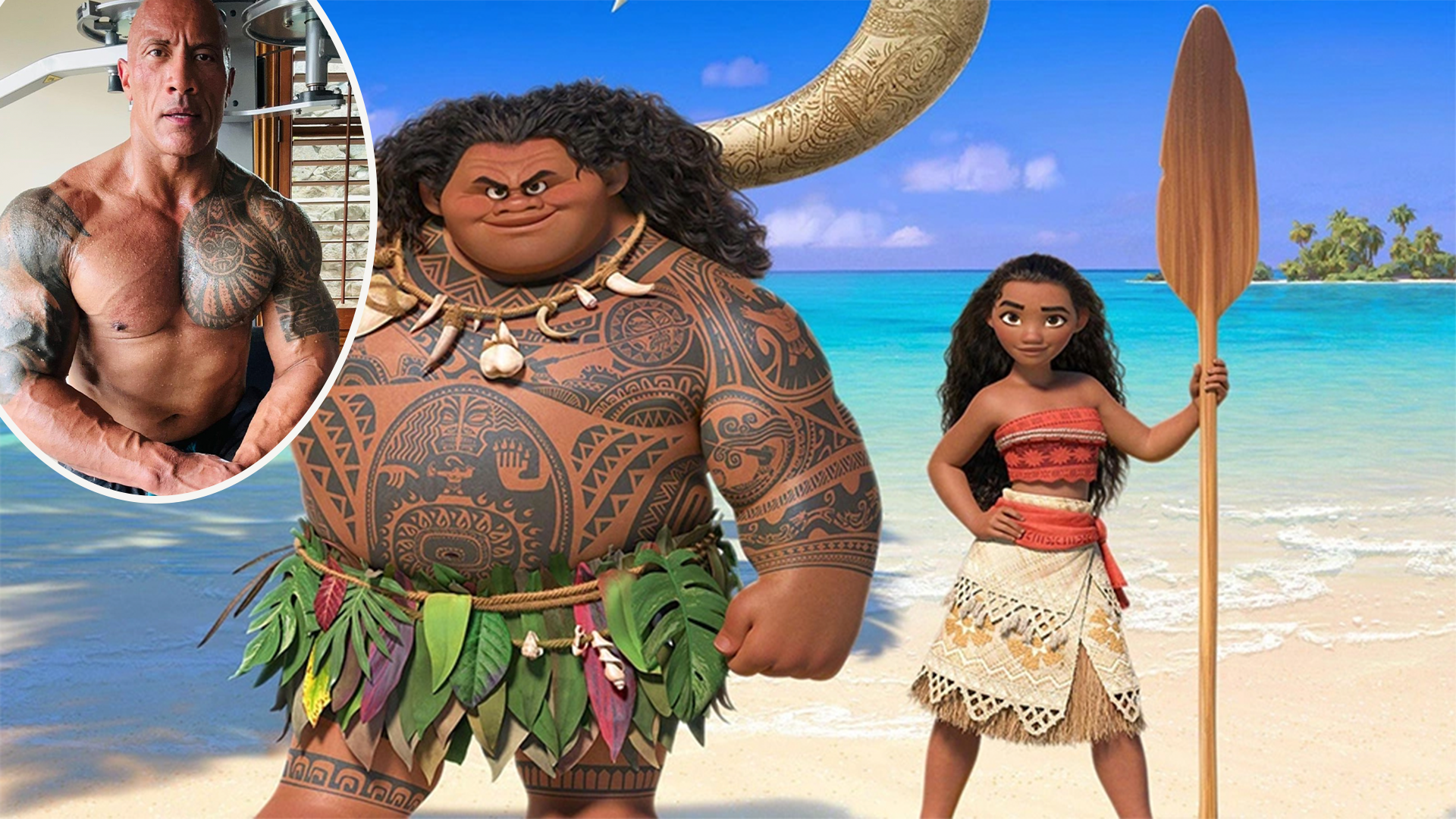The Rocks daughter still doesnt believe he is Maui in Disneys Moana   Metro News